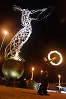 FirePoise with Hoop Lady, Belfast uploaded by _Clare_ FirePoise with Hoop Lady, Belfast uploaded by _Clare_