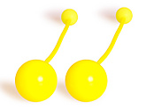 Pair of Pendulum Contact Poi with 80mm Balls