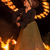 romantic fire ....