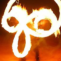 fire skull