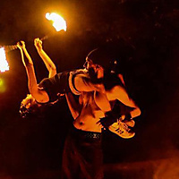 Couple juggling Couple juggling