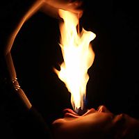 Mary Eating Fire