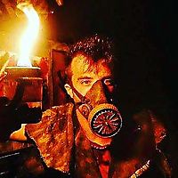 Postapocalyptic candle watch