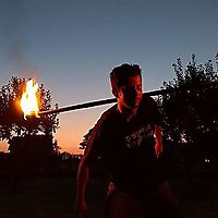 one with the staff