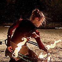 Double fire hoop