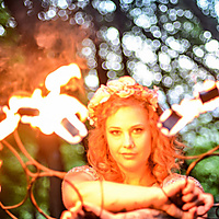 Elder flame fans