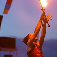 Fire sword