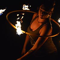 Leighanne Fire Hoop
