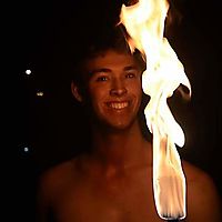 Firey grin