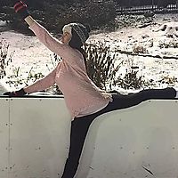 Arabesque on blades