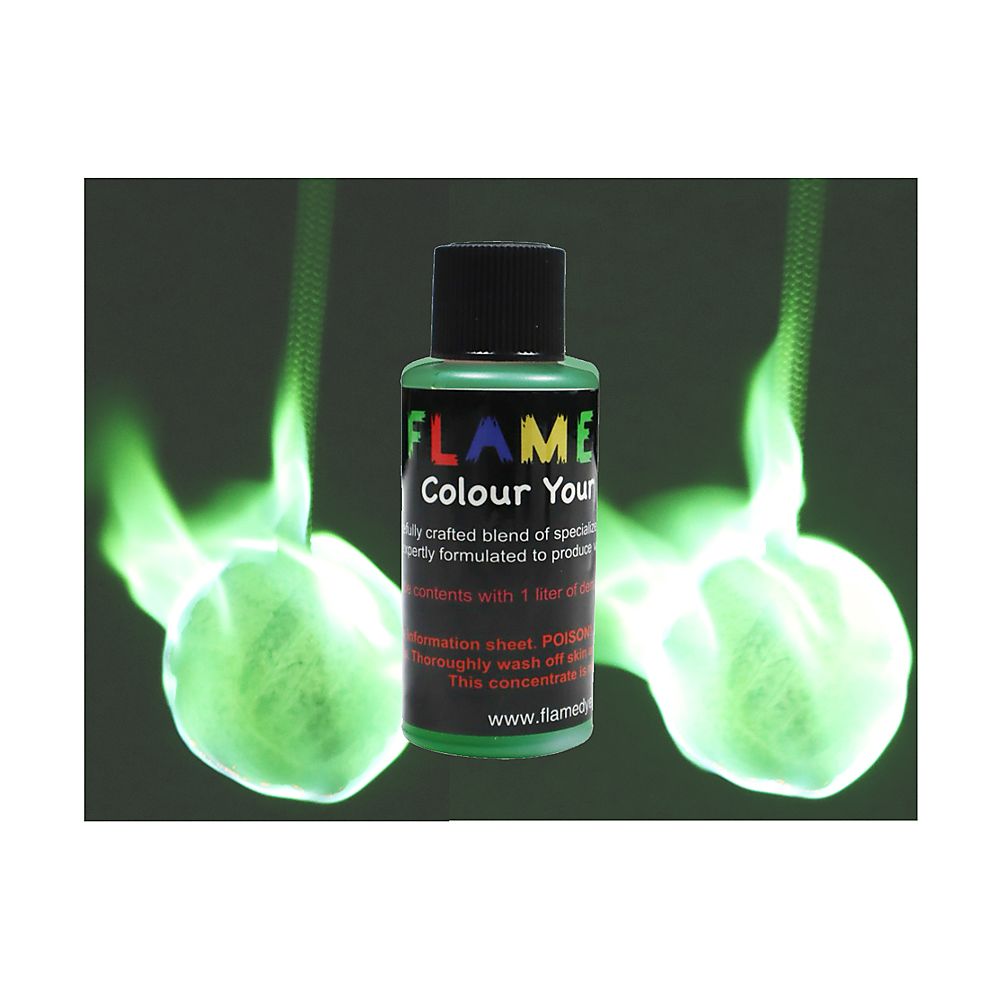 Single Green Coloured Flame Additive