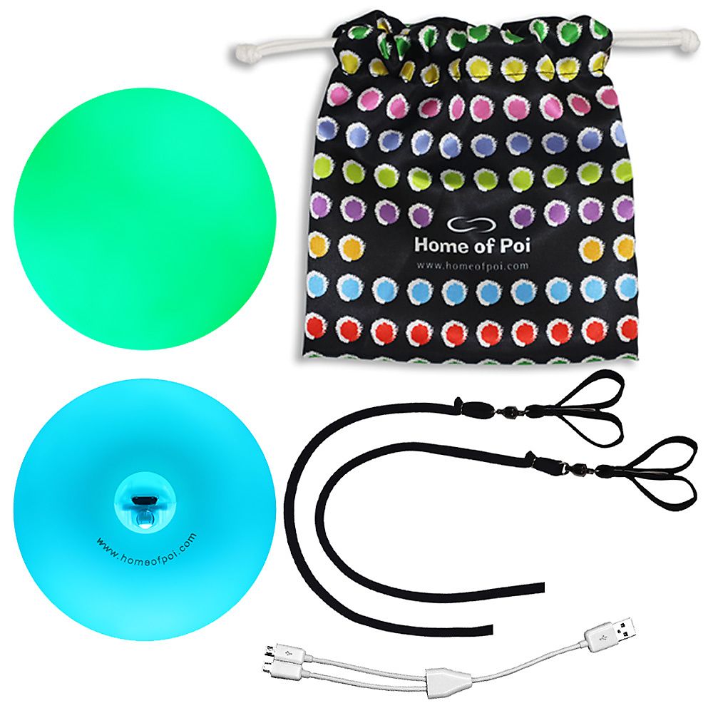 Pair of Pro LED Multi-Function Contact Poi
