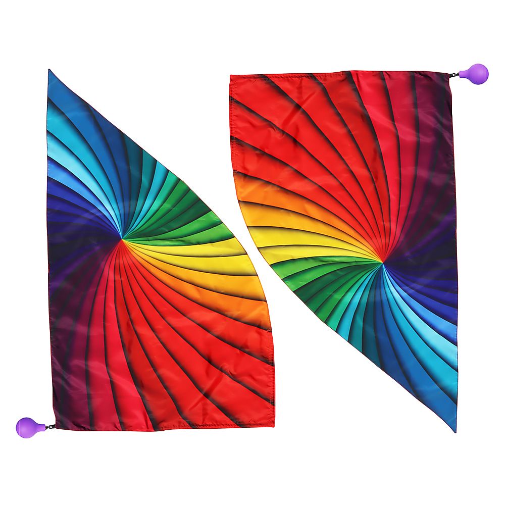 Pair of classy Flags Poi