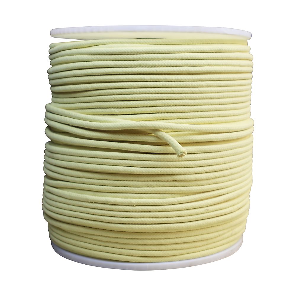 Pure Kevlar Rope Length of 10mm 3/8 Inch Braided