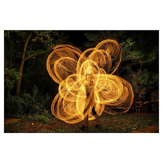 Pair of Pro Fire Snake Poi