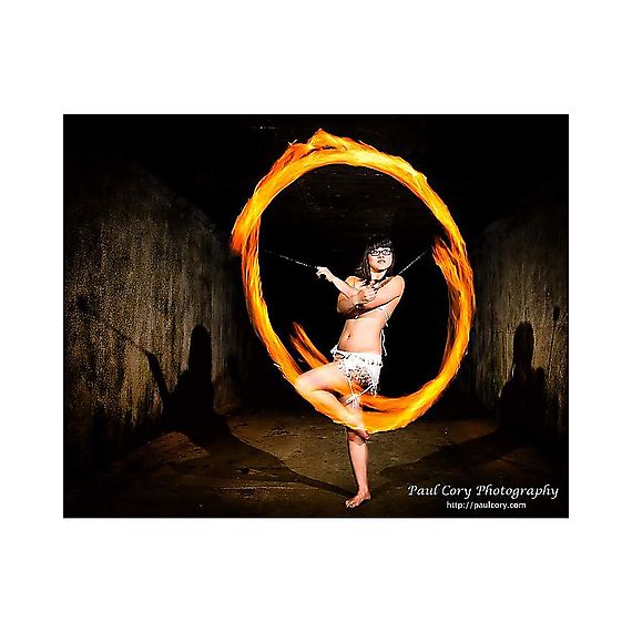 Pair of Pro Extra Large Cathedral Fire Poi