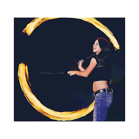 Pair of Pro Extra Large Cathedral Fire Poi