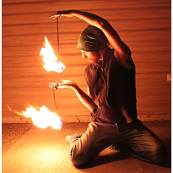 Pair of Pro Extra Large Weka Fire Poi