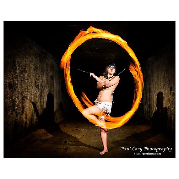 Pair of Pro Extra Large Cathedral Fire Poi