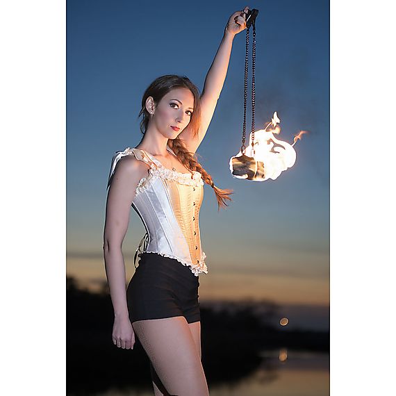Pair of Pro Extra Large Cathedral Fire Poi