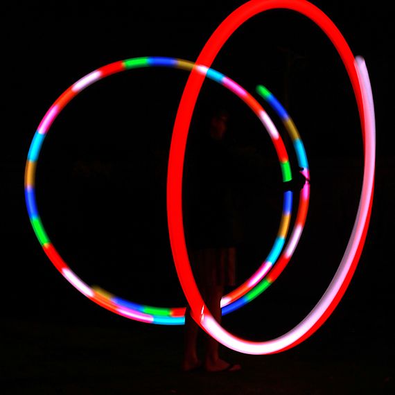 Pair of Pro-Bright LED Poi