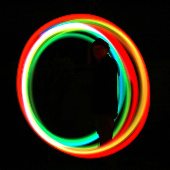 Pair of Pro-Bright LED Poi
