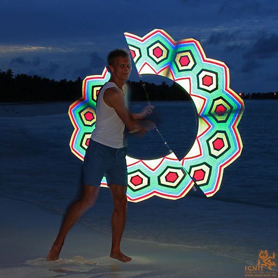 Set of Ignis Pixel Poi Long 80 160 LEDs