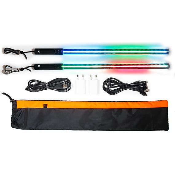 Set of Ignis Pixel Poi Long 80 160 LEDs
