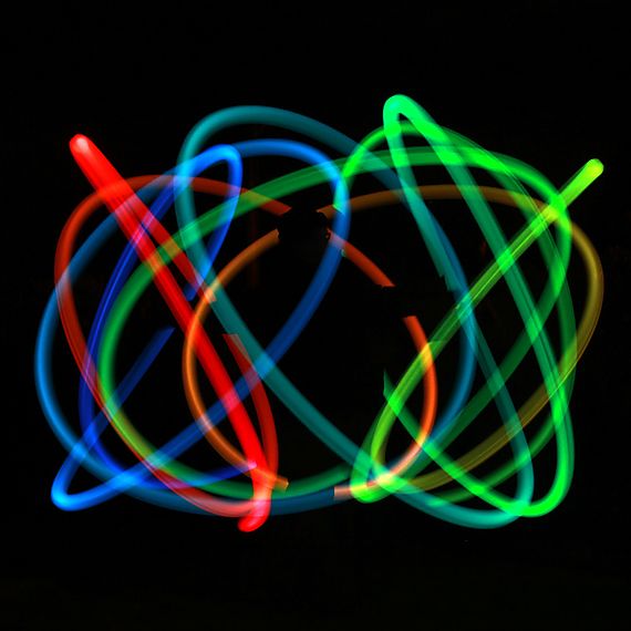 Pair of Multi-Color LED Poi