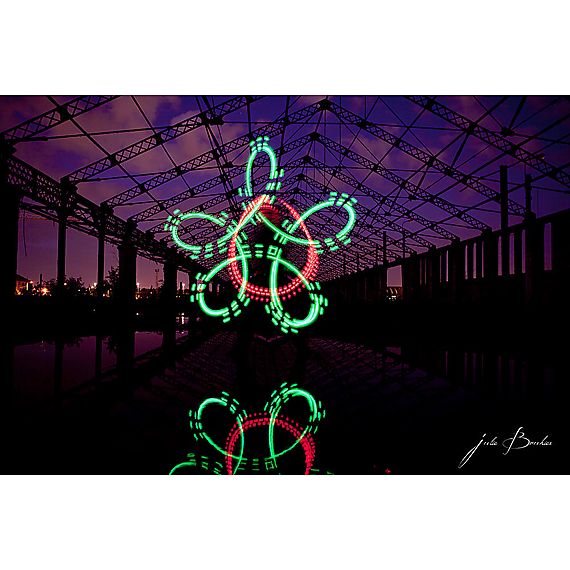 Pair of Stealth Ninja Pro LED Poi