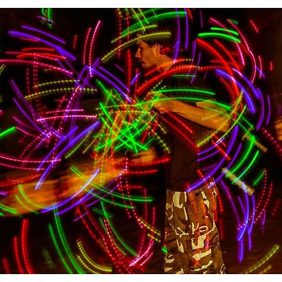 Pair of Stealth Ninja Pro LED Poi