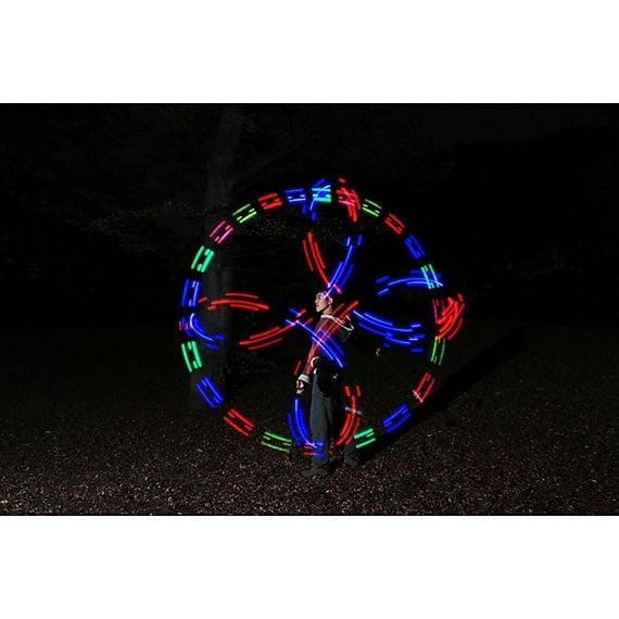 Pair of Stealth Ninja Pro LED Poi