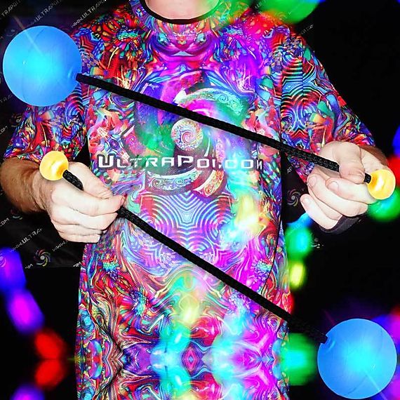 Orb Poi LED Contact Poi Set