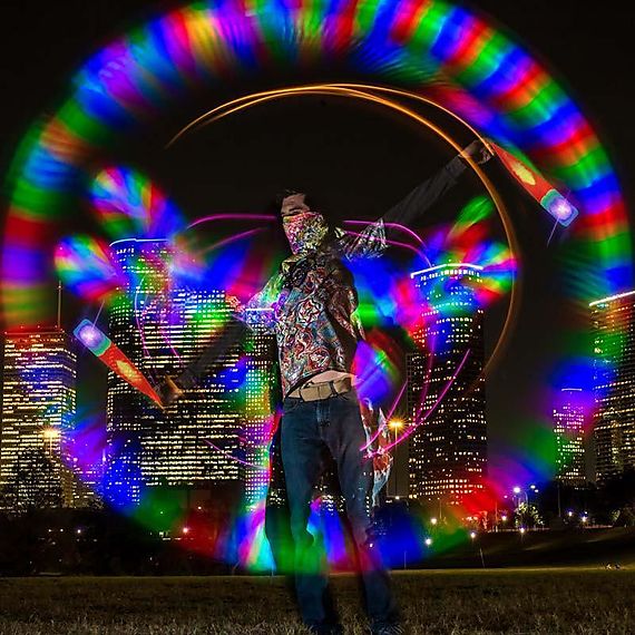 Vortex LED Poi Set