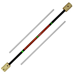 Purchase Set Standard Fire Devil Sticks with Handsticks here