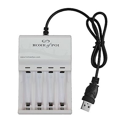 Single USB powered Battery Charger for size AA and AAA