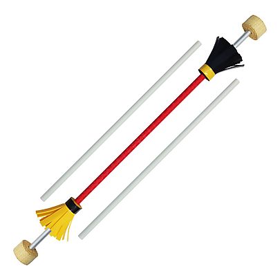  Devil Sticks, Set of Angel Flame Stick with Flowers