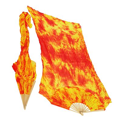 Pair of Silk Folding Fans