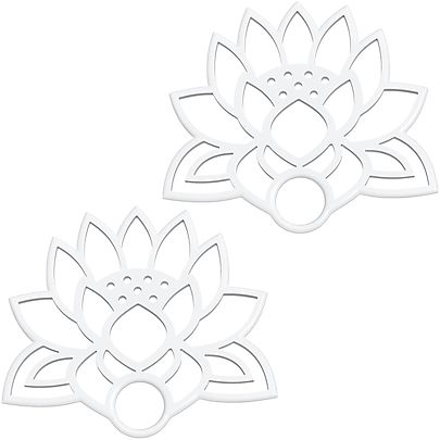  All Fans, Pair of Full Blossom Fans