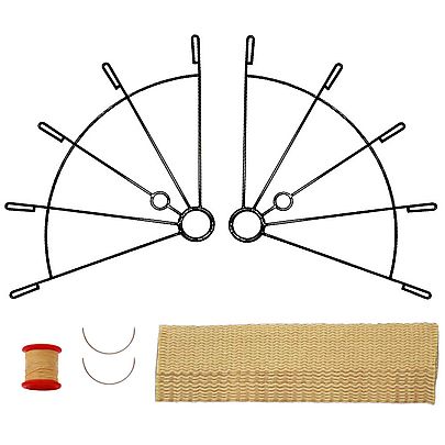  5 Finger Fire Fans, Pair of Large 5 Finger Fire Fans with 2 inch wick Kit with 2 inch wicks