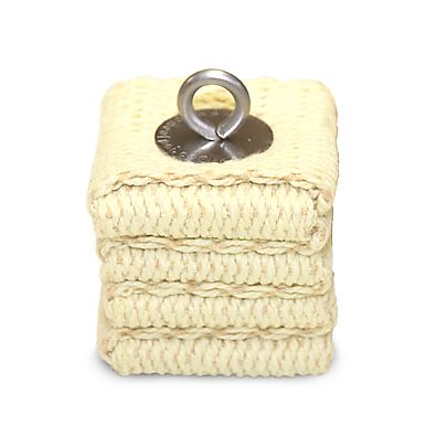  Fire Poi Heads, Single Medium Cathedral Fire Wick