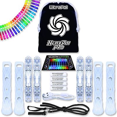 Double Helix LED Poi Pro Set