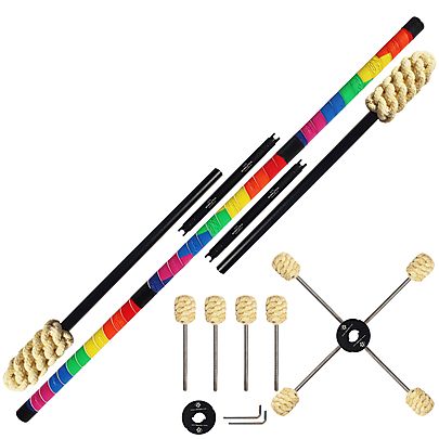  Staff / Poles, Slayer Dragon - Fire Staff with 10 ISIS Head Design