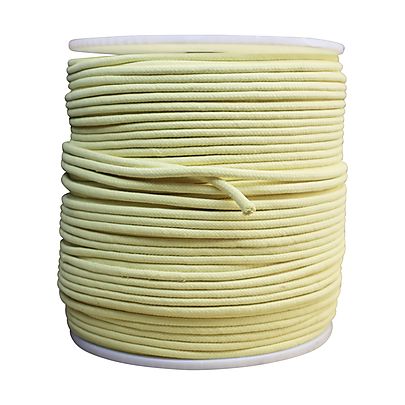  All KEVLAR Wicks, Pure Kevlar Rope 30m 100ft roll 10mm 3/8 inch Braided