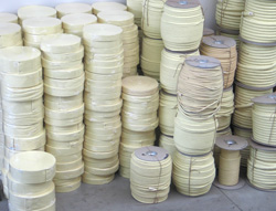 Bulk store of wick at HOP warehouse