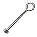 Single Stainless Steel 4.75 Inch 120mm Eyebolt with 2 Nuts