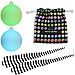 Pair of LED Glow Striped Jailhouse Sock Poi